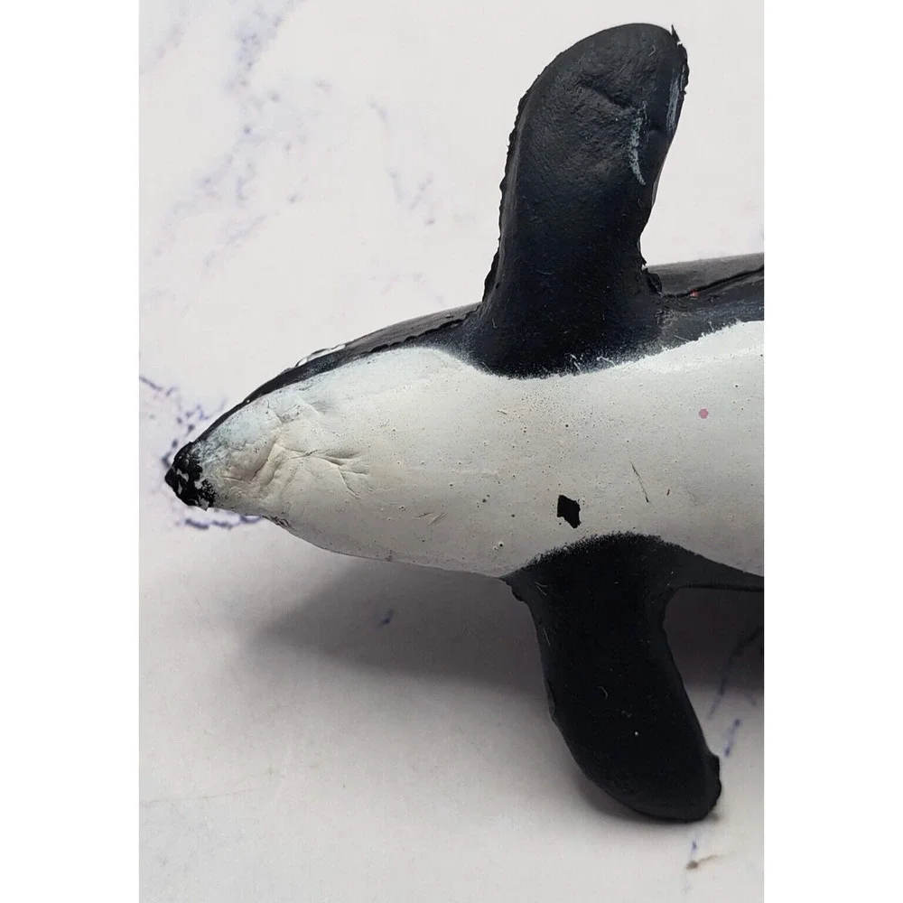 Small Rubber Orca Killer Whale Ocean Sea Life Science Toy